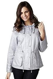 Per Una Pure Cotton Funnel Neck Hooded Mac with Stormwear™