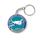 787 Dreamliner Round Keychain