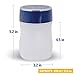 Stainless Steel Insulated Food Lunch Jar, Wide Mouth, Vacuum Keeps Food Hot or Cold, Blue, 400ml