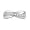 Platinum Plated Sterling Silver Round Diamond Twisted Fashion Ring (1/6 cttw)