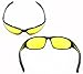 Yellow Bifocal Glasses for Men and Women with ANSI Z87 Safety Polycarbonate Lenses. Free Microfiber Cleaning Case.