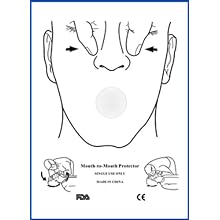 First Voice CPR-FS50 CPR Training Face Shield (Pack of 50)