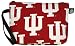 IU Indiana University Hoosiers Logo Makeup Pouch-Travel Clutch - Coin Purse Wristlet Make up Cosmetic Beauty Bag Best Unique Small Gifts for Women Woman Ladies Girls or College Students