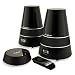 Wireless Funklautsprecher Stereo Aktiv Drahtlose Boxen Funk-Lautsprecher Innen/Au�en Spritzwasserfest Cordless Outdoor-Indoor Funkboxen Speaker Mp3 (SCHWARZ)