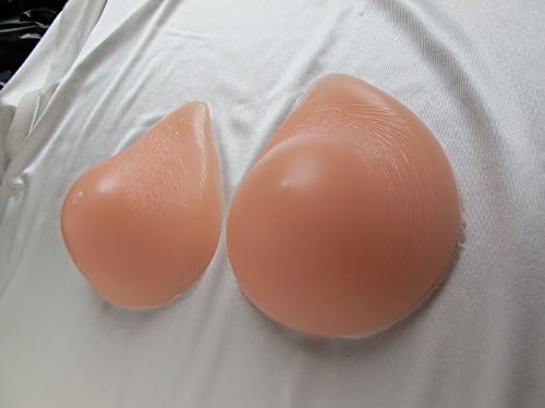 Breast Form Silicone Breast Enhancer D Cup 1000g/pair Teardrop Shape