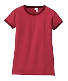 Ladies Heathered Jersey Ringer T-Shirt