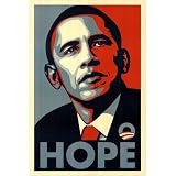 Barack Obama (Hope, Shepard Fairey Campaign) Art Poster Print - 16x20