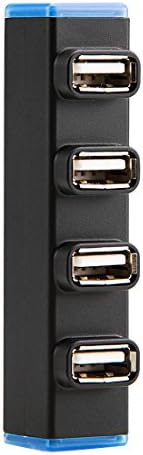 Ecola High Speed 4-Port USB 2.0 Hub Power Charging Switches With USB Cable