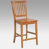 Home Styles Cottage Oak Finish Barstool