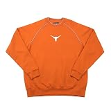 Antigua University of Texas Inspired Fleece Long Sleeve Crewneck Pullover
