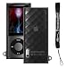 Apple iPod Nano 5th Generation 5G Diamond FleX Silicon Skin Black "Case is Semi Transparent"