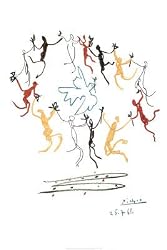 Pablo Picasso (Dance Of Youth) Art Print Poster - 24x36 Poster Print by Pablo Picasso, 24x36 Poster Print by Pablo Picasso, 24x36