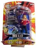 Doctor Who Rose Tyler in Red Jacket and Rust Damage K-9 Action Figure SetIMAGE