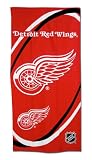DETROIT RED WINGS 100% Cotton Full Size 30 by 60 BEACH BATH TOWEL