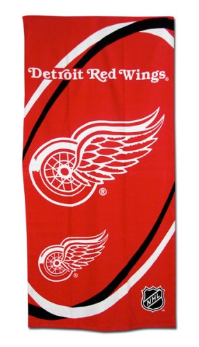 DETROIT RED WINGS 100% Cotton Full Size 30 by 60 BEACH BATH TOWEL