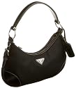 Prada Women's Nylon Shoulder Bag, Black