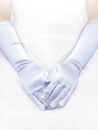 WonderfulDress Satin Long Gloves for Flower Girl