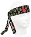 Apparel : Monkey with a Gun Men's Headband - Black / Gold