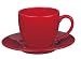 Waechtersbach Fun Factory Jumbo Cup & Saucer, Set of 2, Cherry