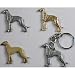Jewelry : Greyhound Hand Painted Pin