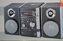 Microanlage mit CD, MP3 + Casettendeck, kartenslot SD/MMC - USB 2,0 Port Tuner AM/FM