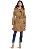 G.E.T. Womens Zipper Trench Coat