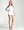 bebe Logo Terry Strapless Romper - WHITE (S)