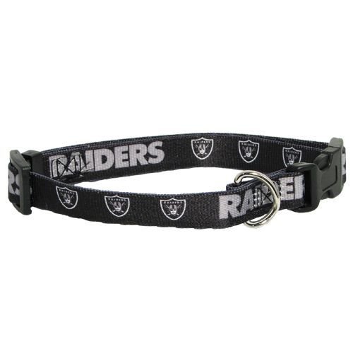 Oakland Raiders Pet Dog Adjustable Collar All Sizes
