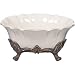 Venetian Scroll Crema Serving Bowl
