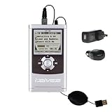 Retractable USB Hot Sync Compact Kit with Car & Wall Charger for the iRiver H140 - Gomadic Brand w/ TipExchange Technology