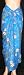 Full Size Pareo: Bamboo Shoots on Blue