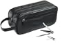 American Tourister Pebble Grain Top Shave Kit,Black,One Size