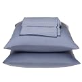 Home 300-Thread-Count Easy Care Sheet Set - Bachelor Button (TXL)