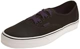 Vans Unisex Adult Authentic Trainer Canvas Black/Gothic Grape VKUM1WU 4 UK