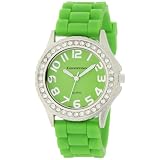 Cerentino Womens 2005R-G Crystal Bezel Boyfrie