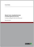 Produkt-Bild: Modell einer standardisierten Produktergebnisrechnung: In einem Verlag f&uuml;r Fachinformationen