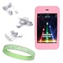 5-1 Bundle For Ipod Touch 3rd Generation (Newest Version) includes: Baby Pink Silicone Skin + Home/travle Charger + Car Charger + USB Data Sync Cable + Live*Laugh*Love Wrist Band!!!