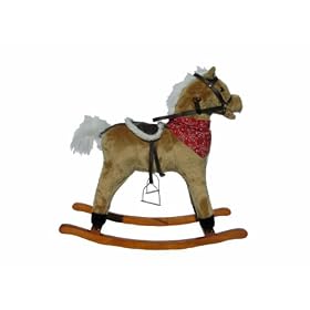 Rocking Horse with sounds Very Cute "Nutmeg"