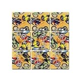Classic Motorcycles Scramble Squares Puzzle 9pc