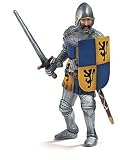 Schleich 70005 - Fu&szlig;soldat mit Schwert - Schleich
