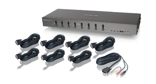 IOGEAR 8-Port DVI KVMP Switch Kit (GCS1108KIT1) On Sale