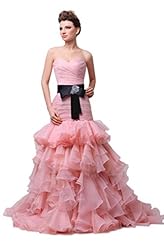Sweetheart Beaded   Lace-Up Belted Sheath Tulle Quinceanera Dress  with a Brush/Sweep Train  With Rhinestones and Ruffles