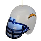 3" NFL San Diego Chargers LED Light-Up Helmet Christmas Ornament