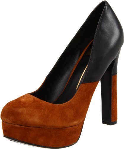 Dolce Vita Womens Bonnie Pump,Cognac Suede,8.5 M US