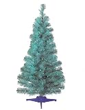 4.5′ Baby Blue Lakewood Spruce Pre-Lit Artificial Christmas Tree – Blue Lights
