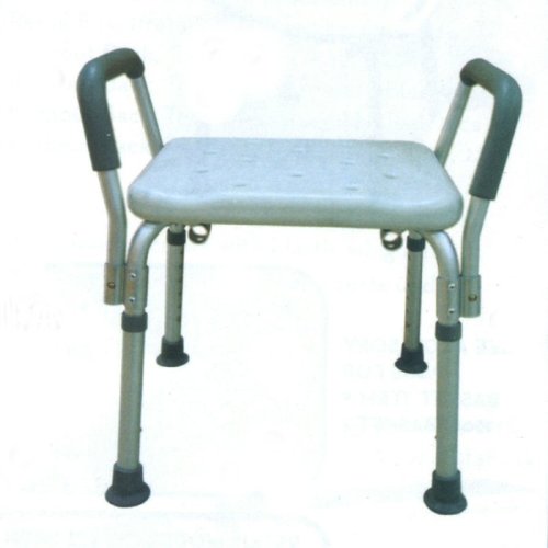 HealthPersonalCare: No Tool Bath Bench   Shower Stool   Small Footprint   Easy Rise Arms