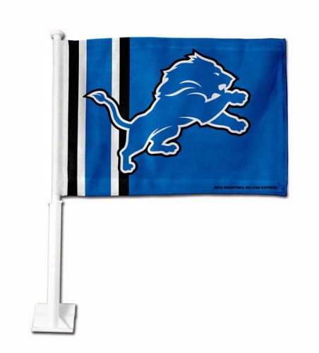 Detroit Lions Car Flag
