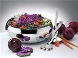 Metro Marketing Round Hammered Stainless Steel Serving ... thumbnail