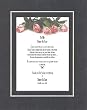 Touching and Heartfelt Poem for Sisters - To My Sister-in-Law, I Just... Poem on 11 x 14 inches Double Beveled Matting