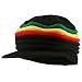 Slinky Rasta 97 RGY Visor Hat - Black RGY